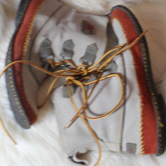 Sorel Women's Lace Up Joplin Ankle Boots Cream Size 10 - Picture 8 of 8